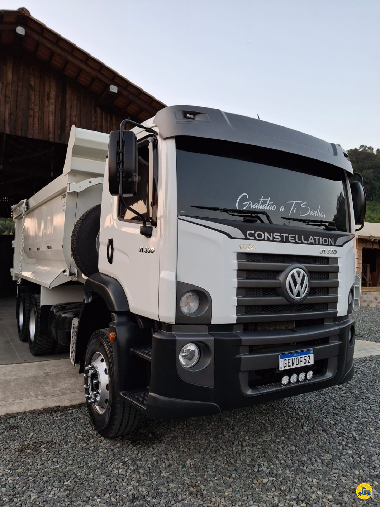 CAMINHAO VOLKSWAGEN VW 31330 Caçamba Basculante Truck 6x4 Sérgio Caminhões Repasse JOINVILLE SANTA CATARINA SC